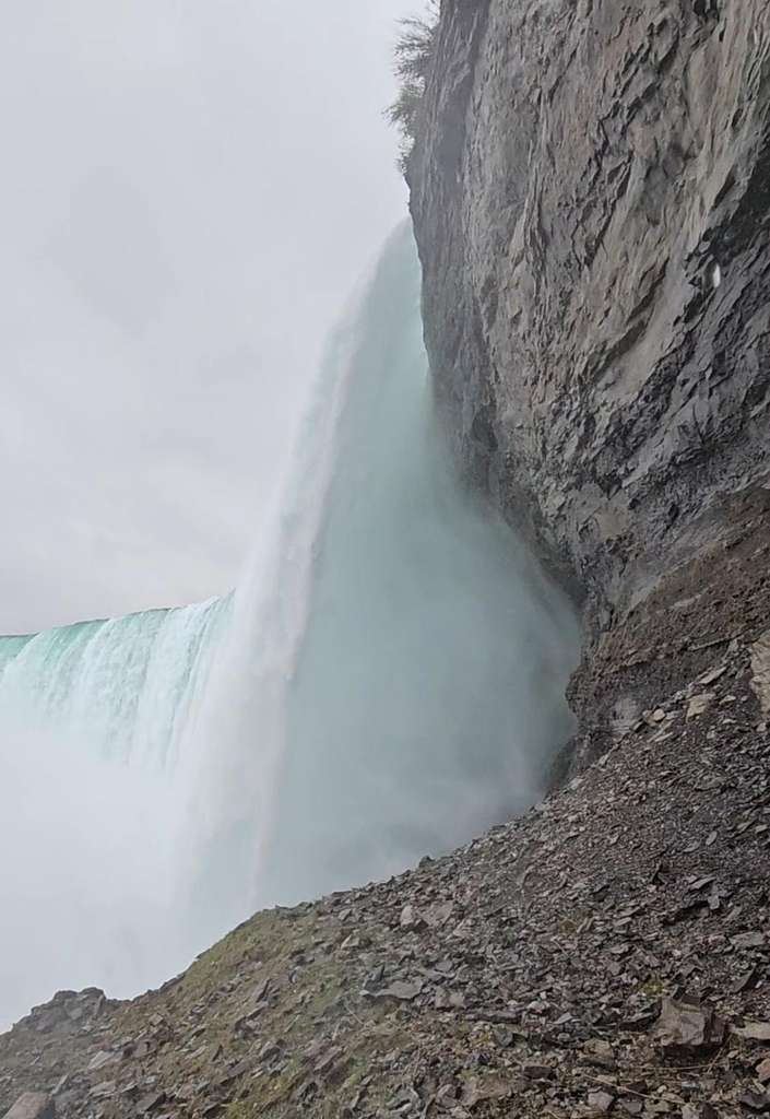 Yes .... you can really walk behind the falls