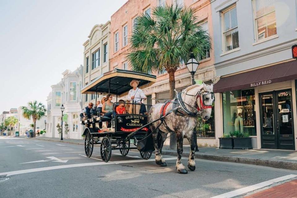 What a great day in Charleston … a Carriage Tour & Tacos 🐴🌮