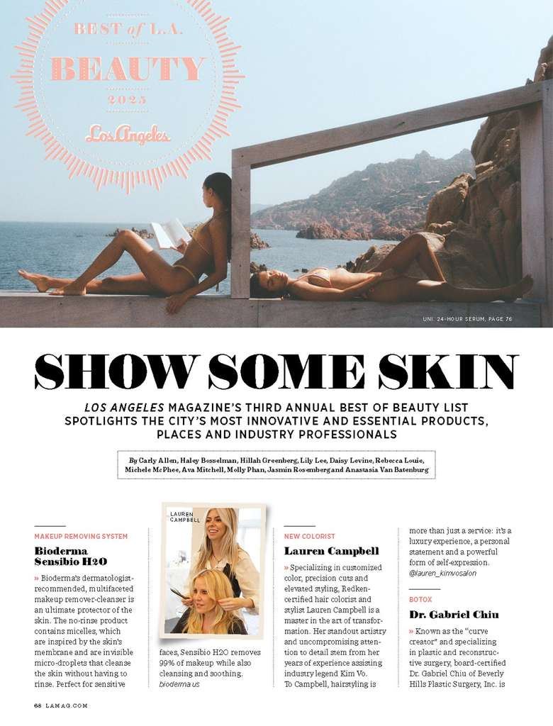 Los Angeles Magazine’s Best of Beauty Awards 2025